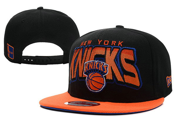 New York Knicks Black Snapback Hat XDF